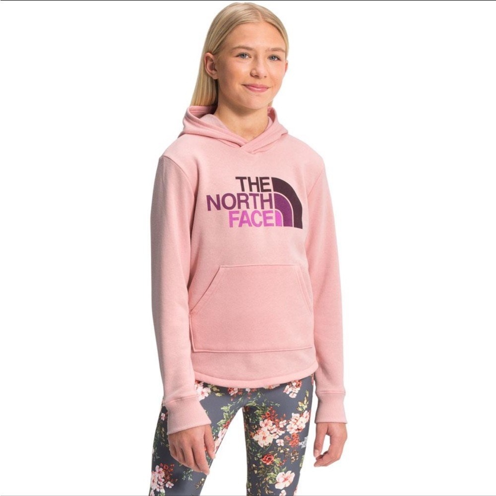 The North Face‎ Camp Fleece Pullover Sweatshirt Hoodie Pink Girls Size 10 12